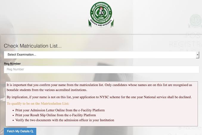 first step in nysc registration